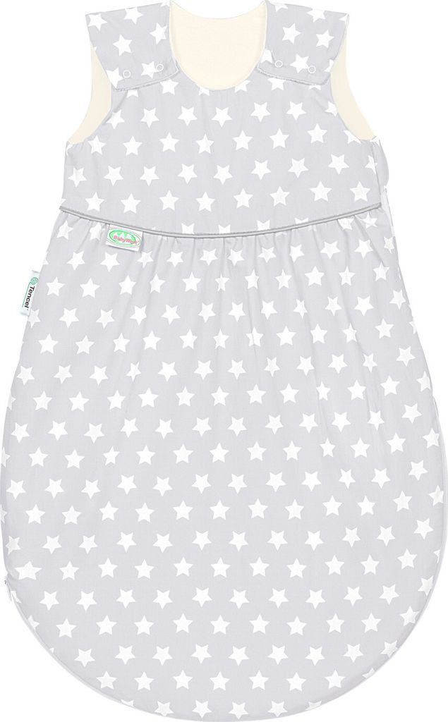 Odenwälder Klimasoft-Sommerschlafsack Cold light grey 110