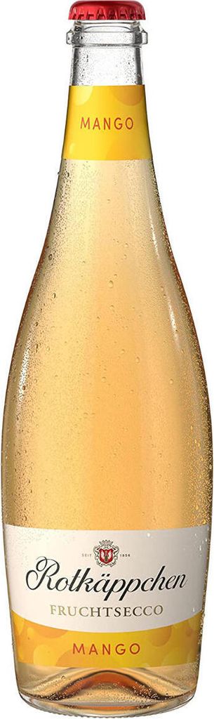 A bottle of Rotkäppchen Fruchtsecco Mango.