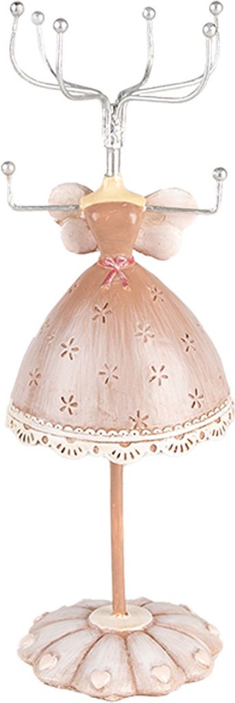 Clayre & Eef Schmuck Standard Ø 7x19 cm Beige Kunststoff