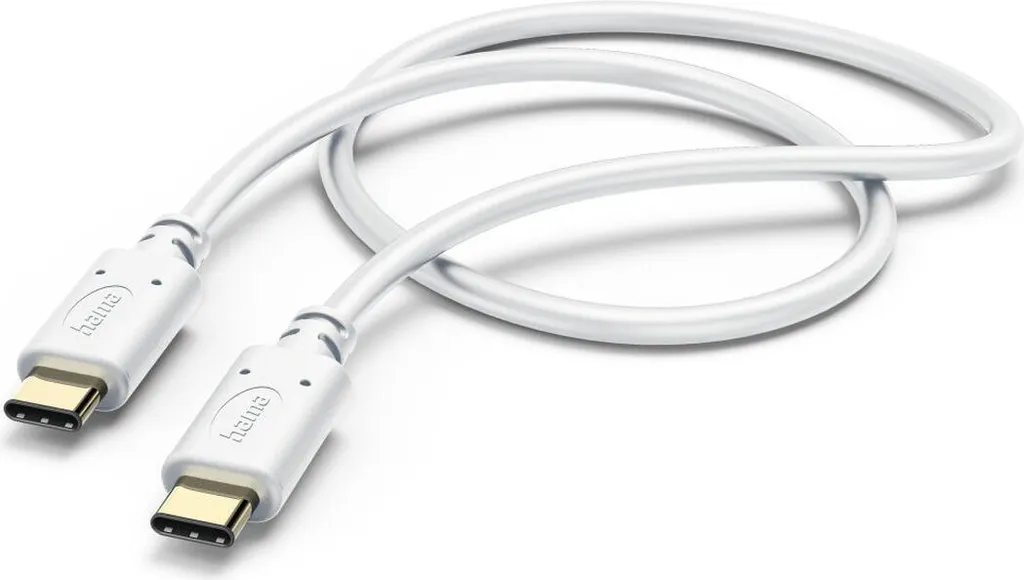 Câble USB Hama 1,5 mètre blanc 00201592 avec connecteurs renforcés Pro