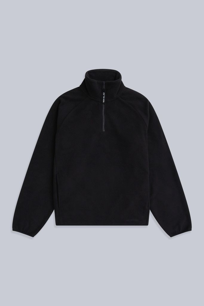 Animal - "Stockholm" Fleece-Oberteil mit halbem Reißverschluss für Damen MW3646 (38 DE) (Schwarz)