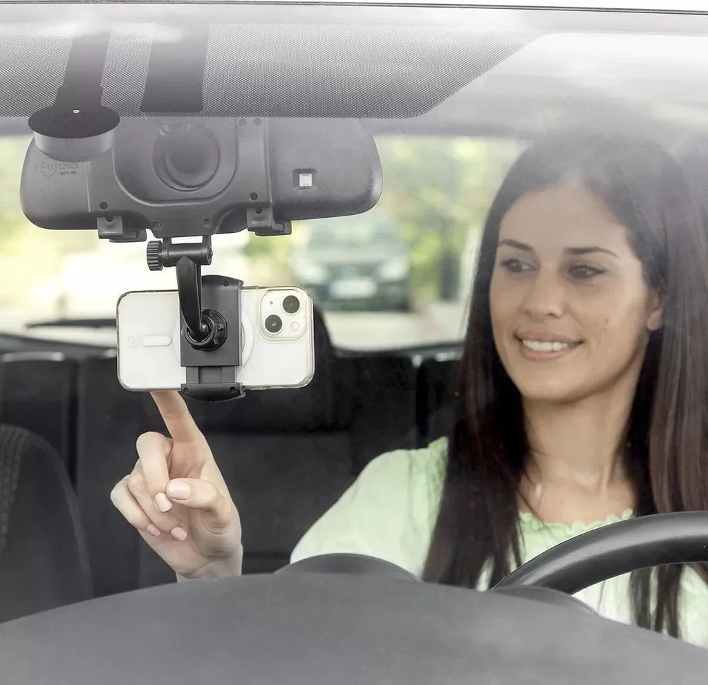 Supporto Smartphone per Specchietto Auto Stropp | Viaggia in Sicurezza - 6