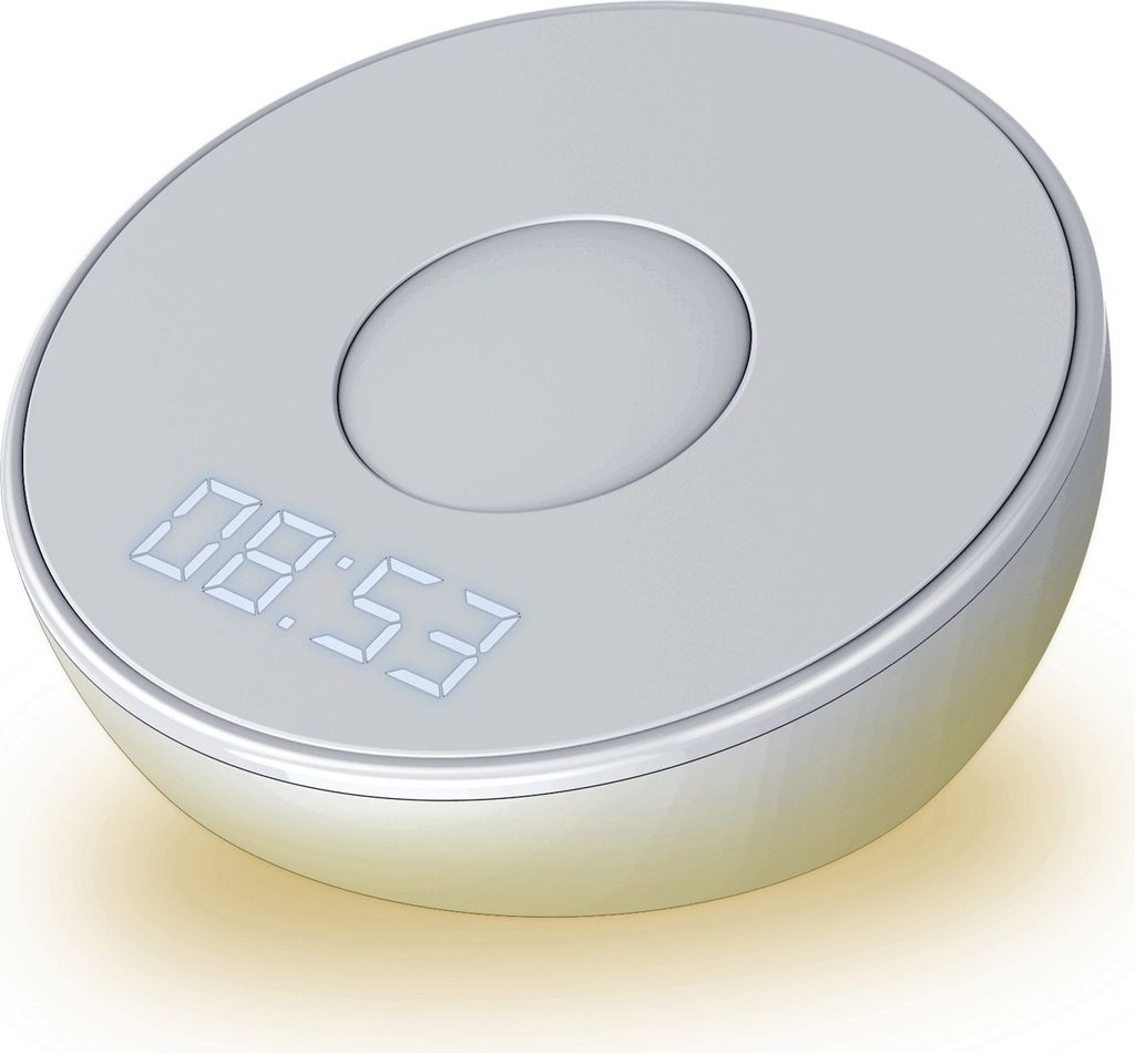 Xlayer Ladegerät XLayer Wireless Charging Clock Light 10W Smartphones/Tablets
