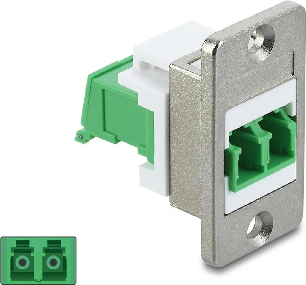 Adaptateur LC Duplex Panel Mount Haute Qualité avec Fixation Rapide