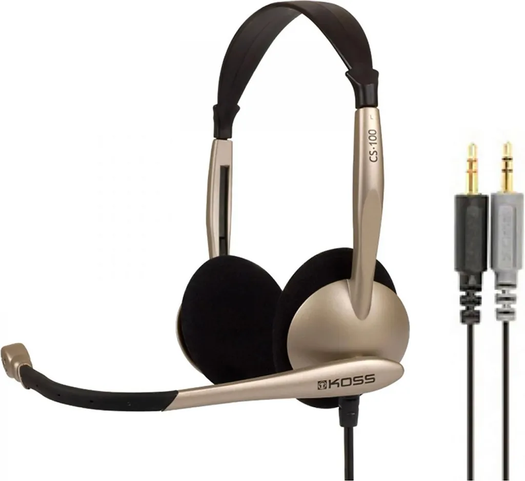 Casque visioconférence Koss CS100 pour cours en ligne et réunions