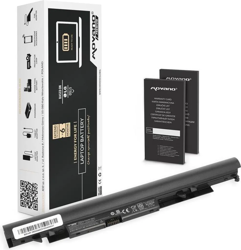 Batterie JC03 JC04 pour HP 250 255 G6 Ordinateur Portable 2600mAh