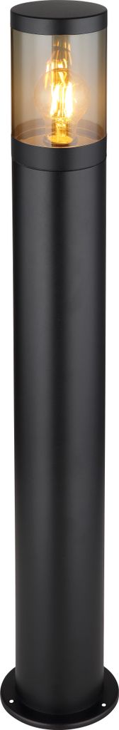 Globo Lighting Außenleuchte Edelstahl schwarz matt, 1x E27