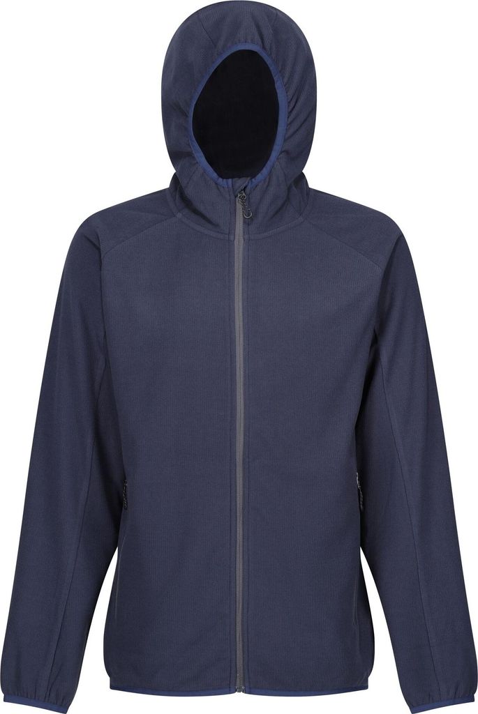 Regatta Professional - Fleecejacke Durchgehender Reißverschluss für Herren RG9711 (3XL) (Marineblau/Mittelgrau)