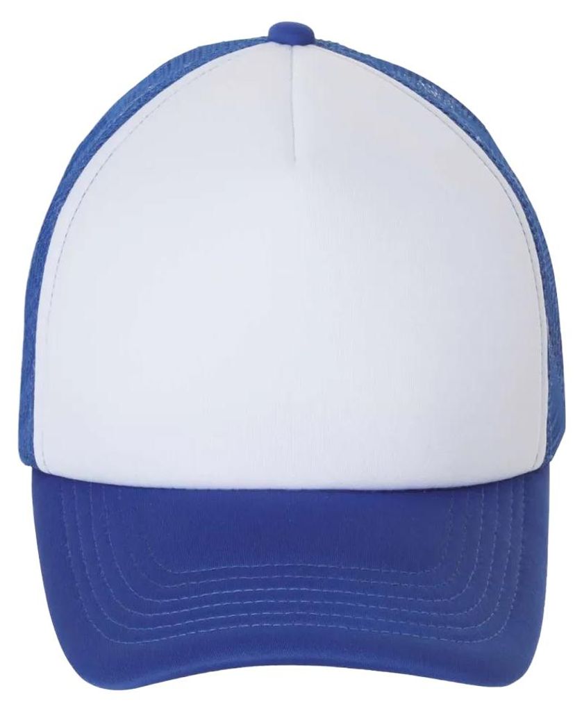 SOLS - "Bubble" Baseball-Mütze LT1174 (Einheitsgröße) (Weiß/Königsblau)