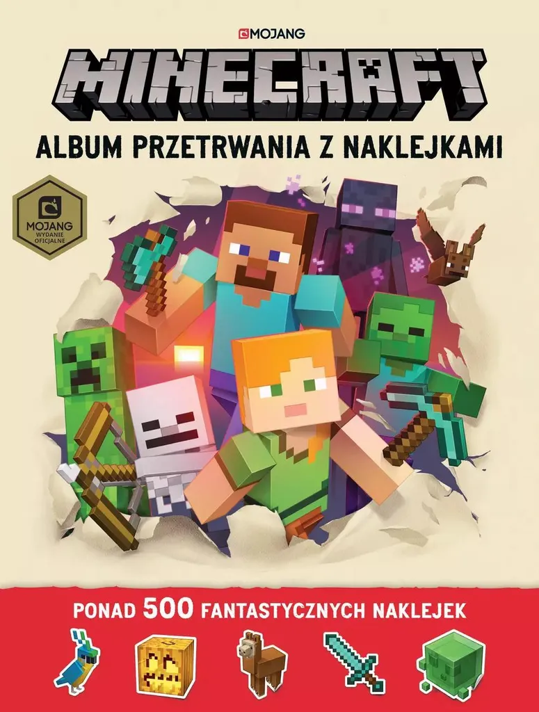Minecraft Album de Stickers de Survie - Guide Officiel pour Collection