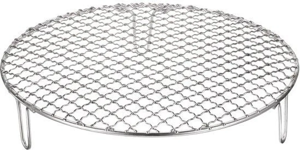 Grille inox surélevée 50 mm pour cuisson homogène et barbecue sain