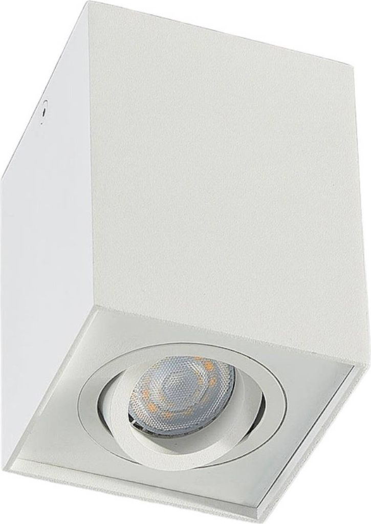 Arcchio Deckenspot Jolina, eckig, weiß, 13cm, Metall