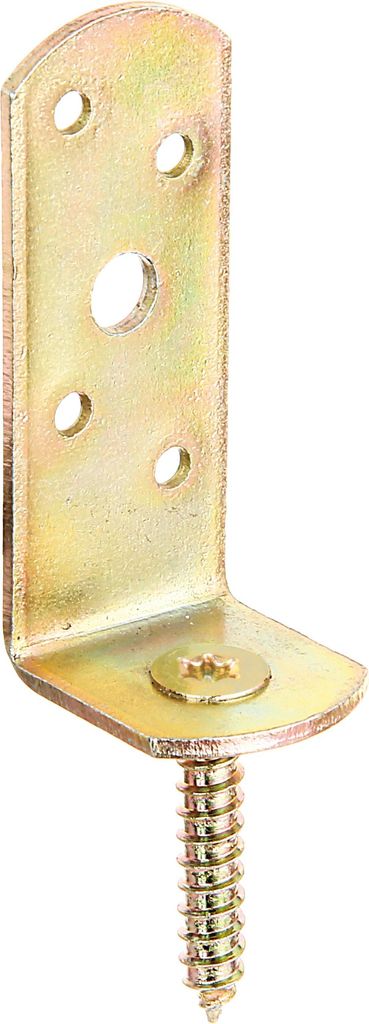 GAH-Alberts Flechtzaunhalter L-Form, Stahl, Schelle, Stahl, Produktbild 