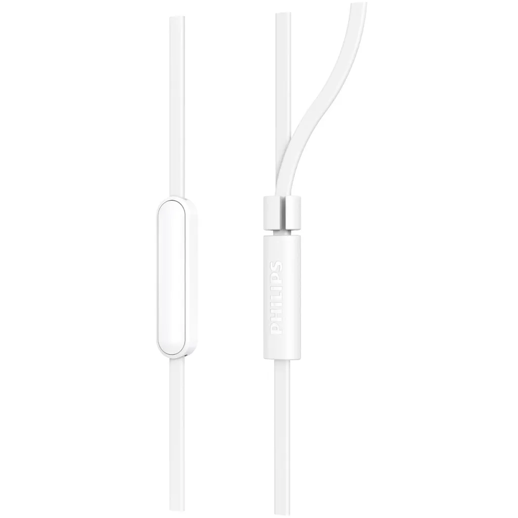 Philips TAE1105WT Auricolari In-Ear con Microfono Bianchi - Jack 3.5mm - 3