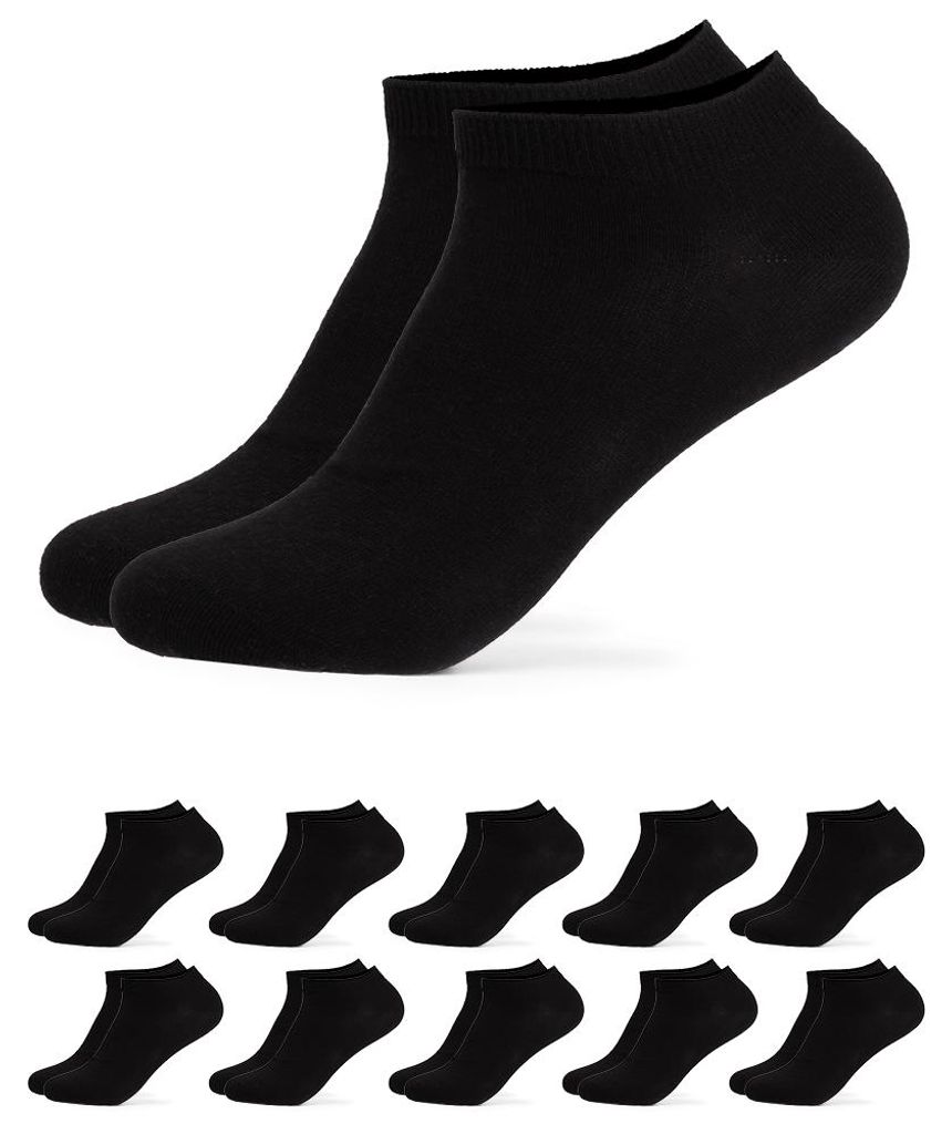 Occulto Damen & Herren 100% Baumwolle Sneaker Socken 10er Produktbild 