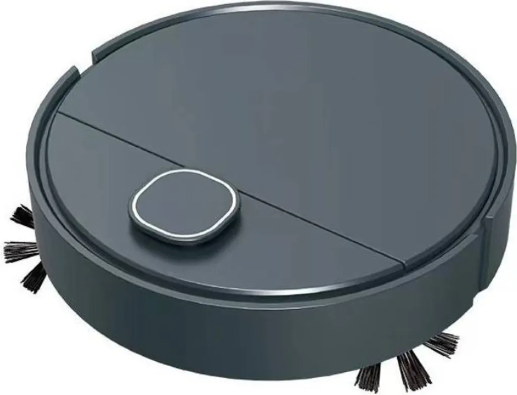 Robot aspirateur laveur 3-en-1 bleu marine automatique, modèle X75