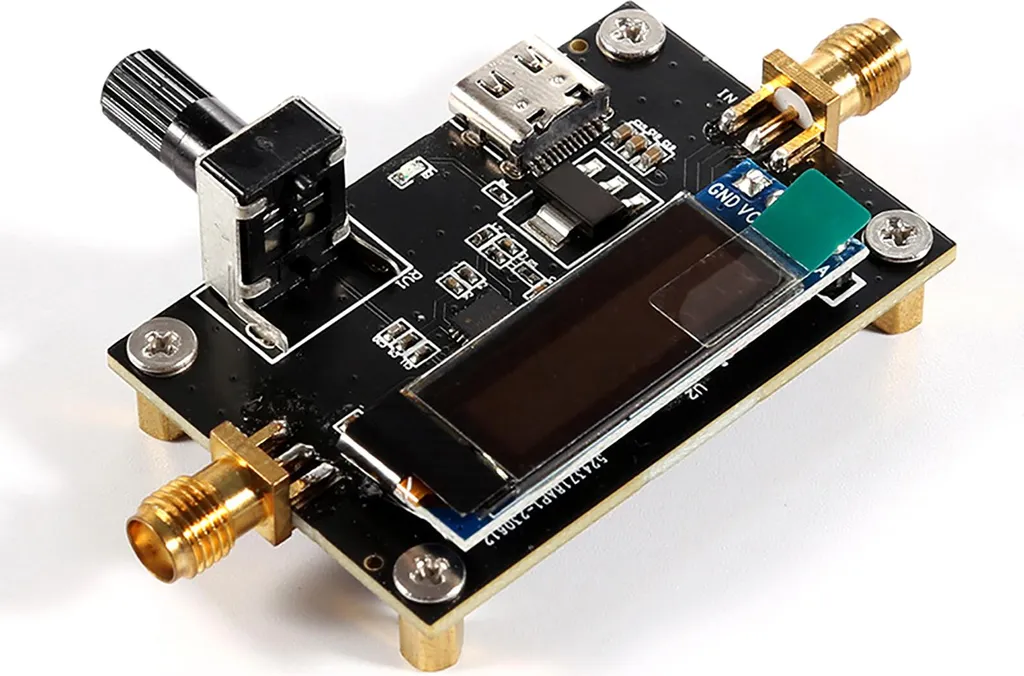 Atténuateur numérique 31,5 dB programmable avec affichage LED 6,0 GHz