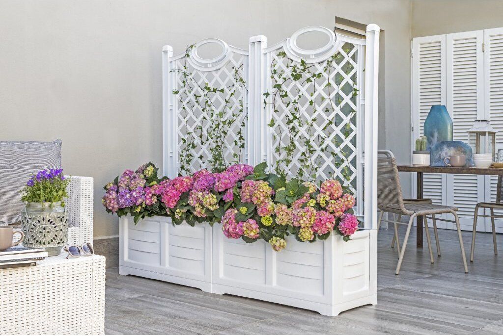 Bama Fioriera Separe Bloemenbak 80x42.5x150 cm Wit Obrázok produktu 