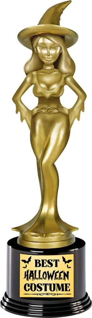 Best Halloween Costume Trophäe Pokal Hexe 22cm