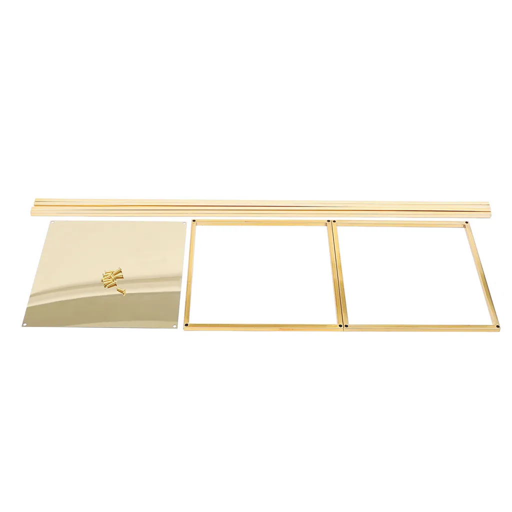 Structure décorative cœur dorée, support stable pour fleurs de mariage - 8