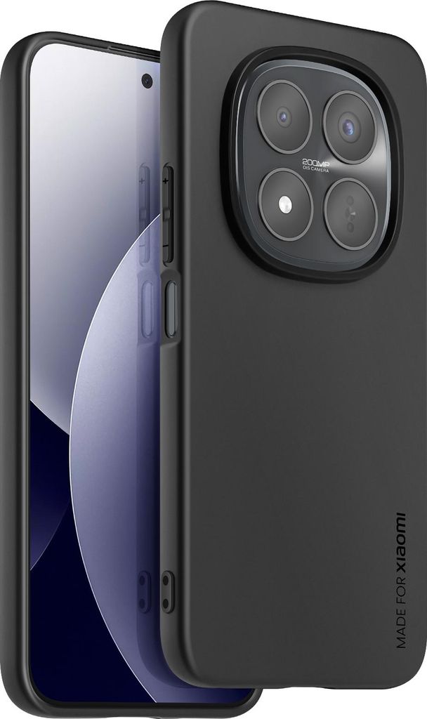 Xfm, SoftTouch Hülle Redmi Note 15 Pro Plus 5G Schutzrand, Schwarz