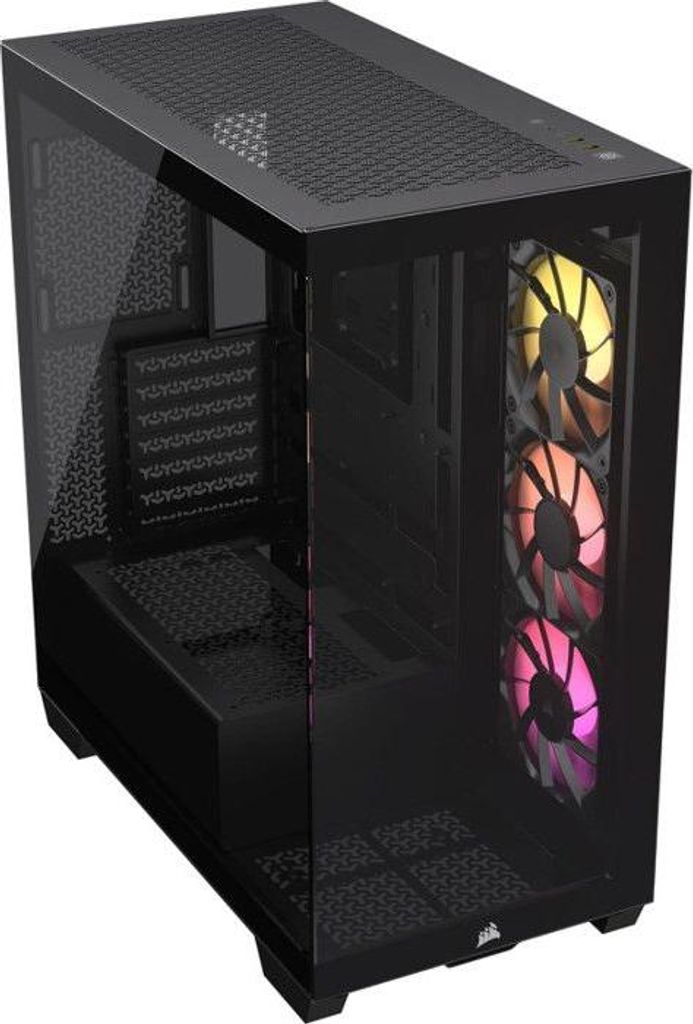 PC Gehäuse Corsair 3500X RS-R ARGB, Mid-Tower, Tempered Glass, 3x RS120-R ARGB Lüfter, Schwarz