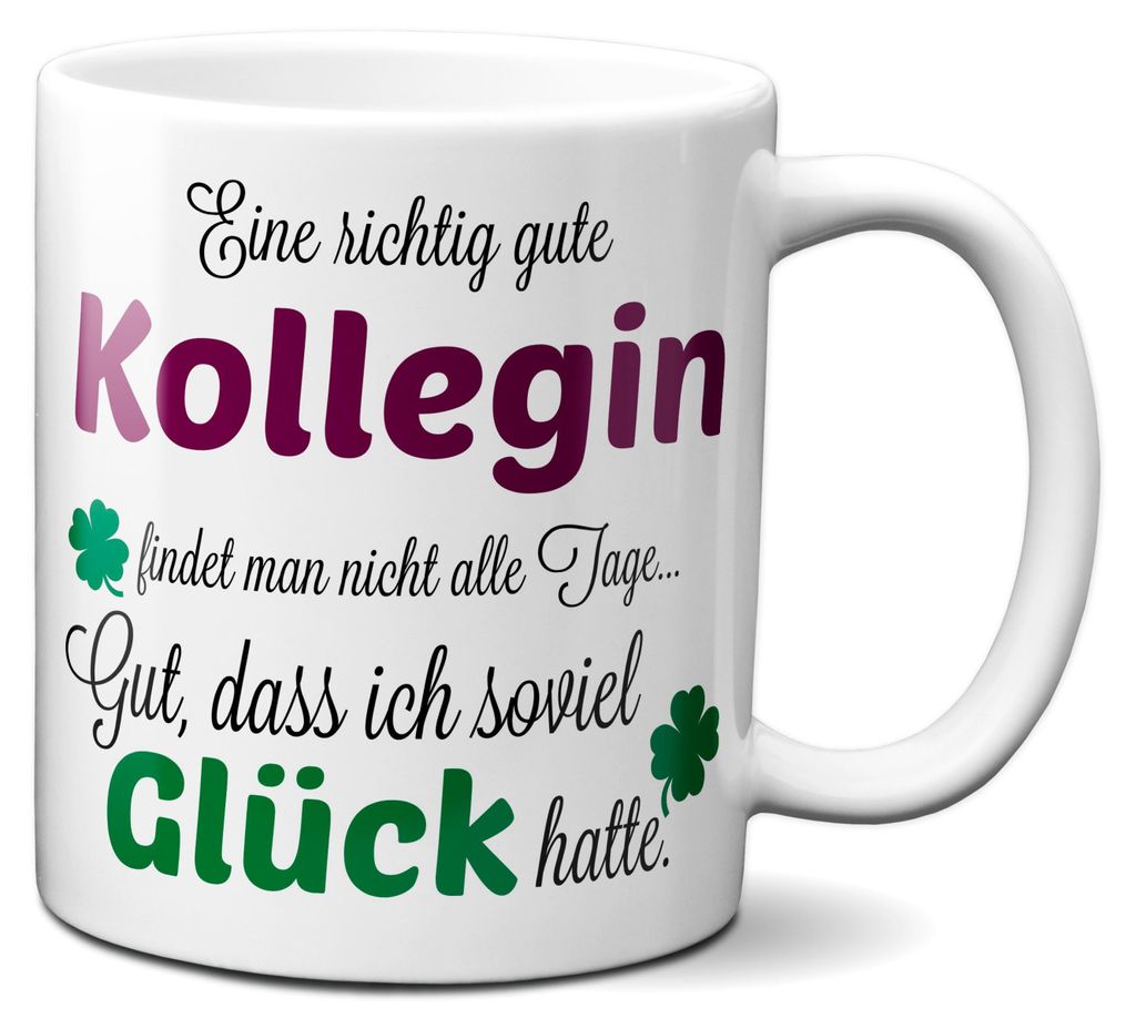 Kollegin Tasse - Geschenk für Arbeitskollegin - Dankeschön Produktbild 