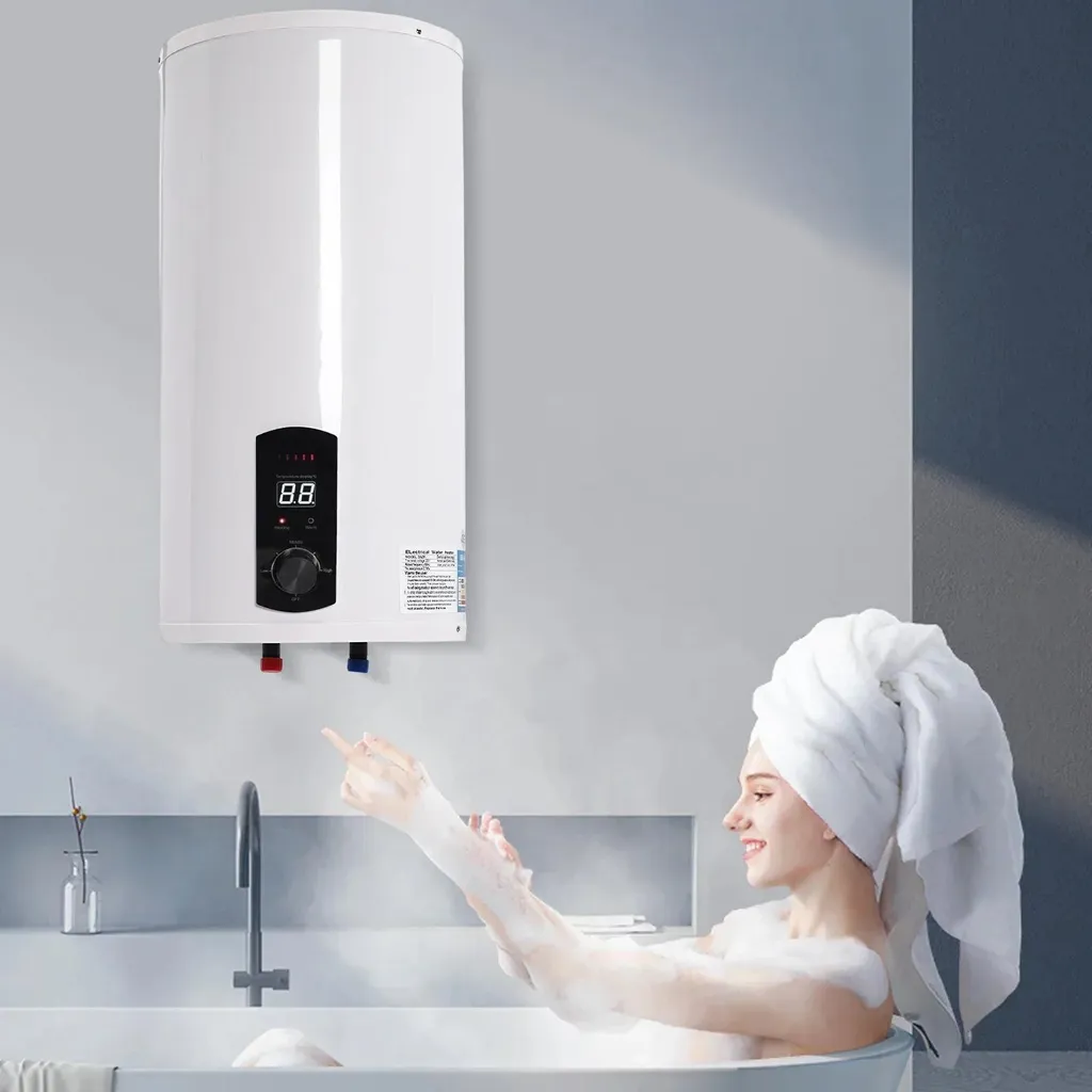 Chauffe-eau pour famille 120L - Solution murale verticale 2000 Watts - 5