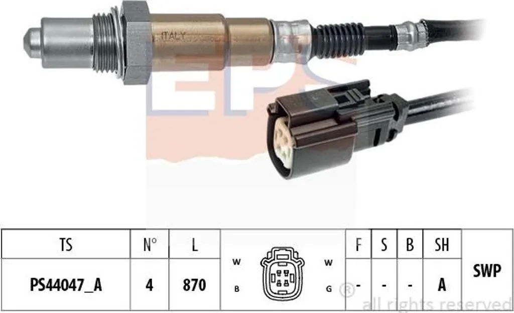 Sonde lambda EPS 1 998 365 d'origine OE 1778775 pour Fiesta