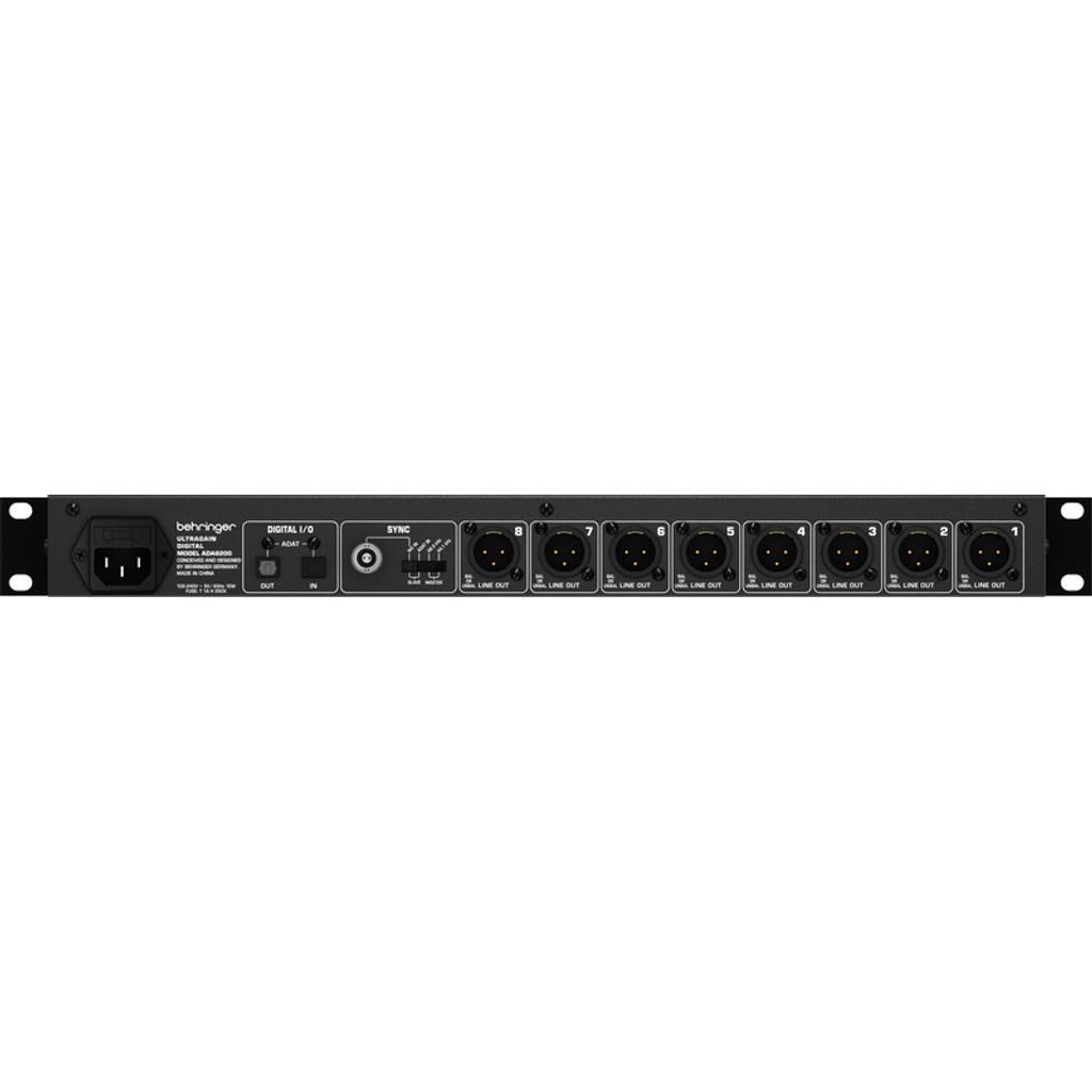 Behringer ADA8200 - 8 channel audio converter  10 - 24000 Obrázek produktu 