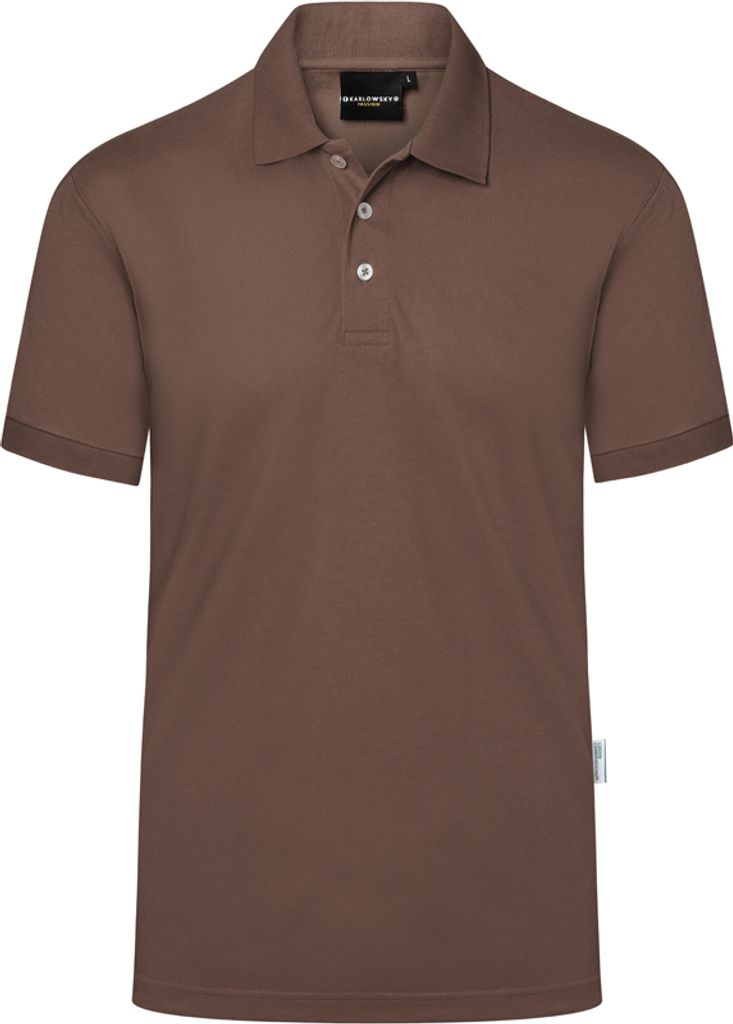 KARLOWSKY Workwear Herren Poloshirt MODERN-FLAIR Regular Hellbraun 4XL