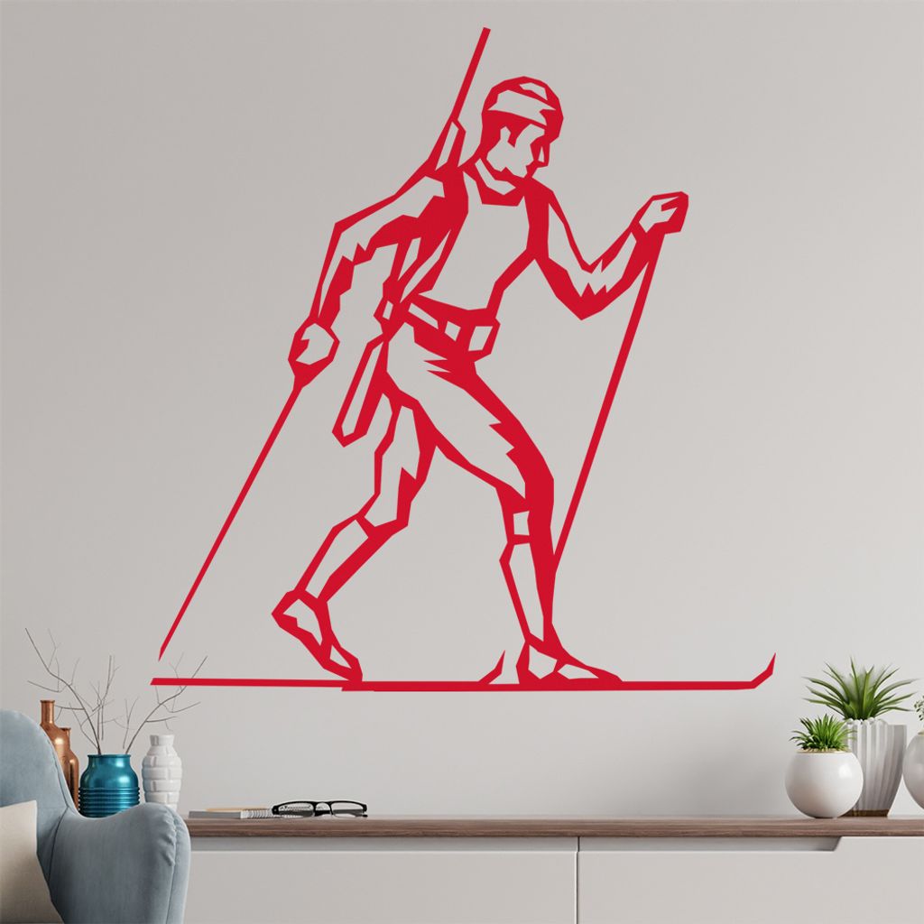 Langläufer Wandtattoo in 6 Größen - Wandaufkleber Wall Sticker - Dekoration, Küche, Wohnzimmer, Schlafzimmer, Badezimmer