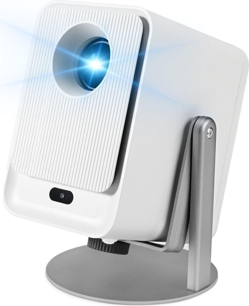 Mini Beamer 4K Android 13 - 5G WiFi 6 Smart Projektor Mit Auto-Korrektur