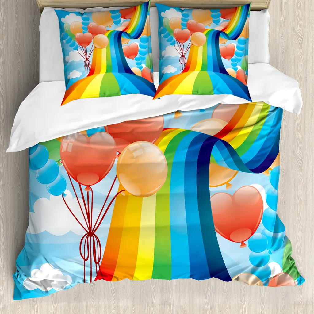 Housse de couette anti-acariens 155x220 cm hypoallergénique et douce