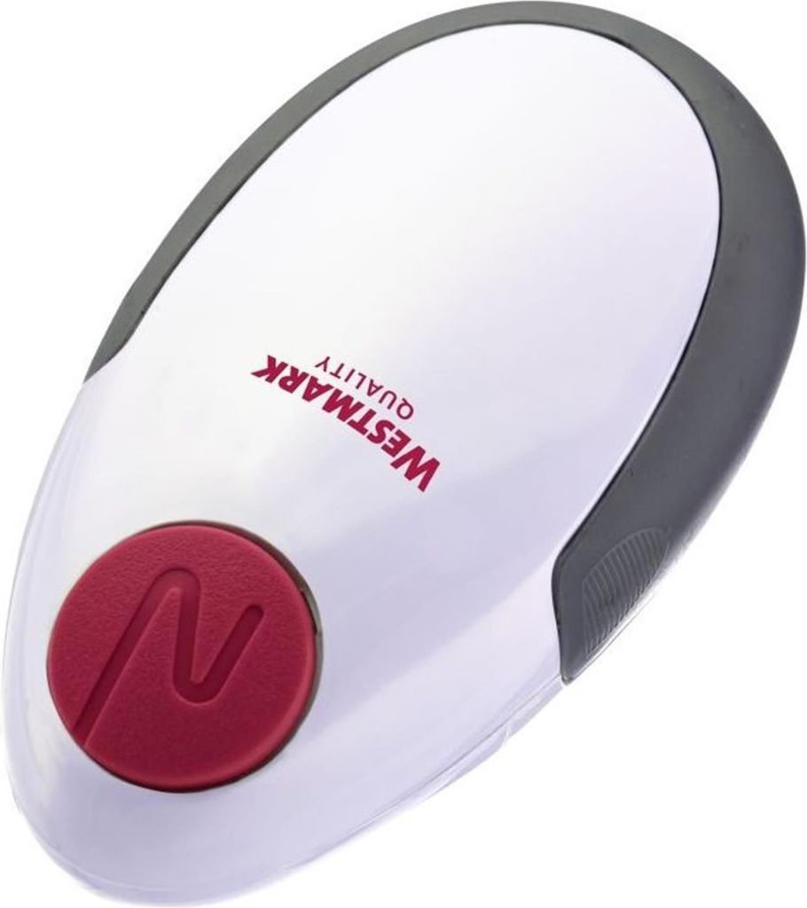 Westmark Dosenöffner Automatico batteriebetrieben, weiß/rot
