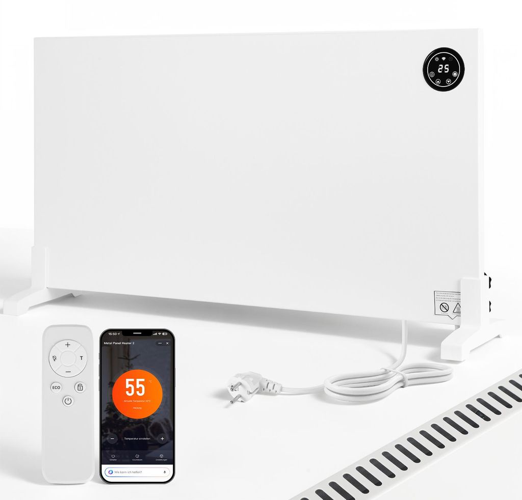 Panneau de chauffage infrarouge hybride Vigevee, 1000 W, Image du produit 