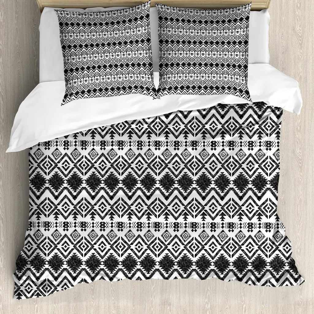 Set Letto Moderno 200x200 Zig Zag Abakuhaus - Design Minimalista