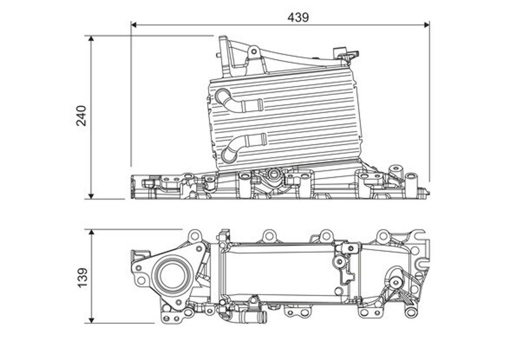 VALEO 818683 Ladeluftkühler LLK für VW Golf VII Schrägheck (5G1, BQ1, BE1, BE2) Turbo Intercooler