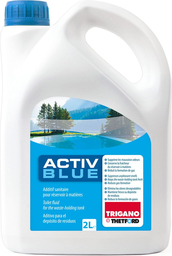 Thetford Activ Blue Toiletten Zusatz für den Abwasserbehälter 2 Ltr