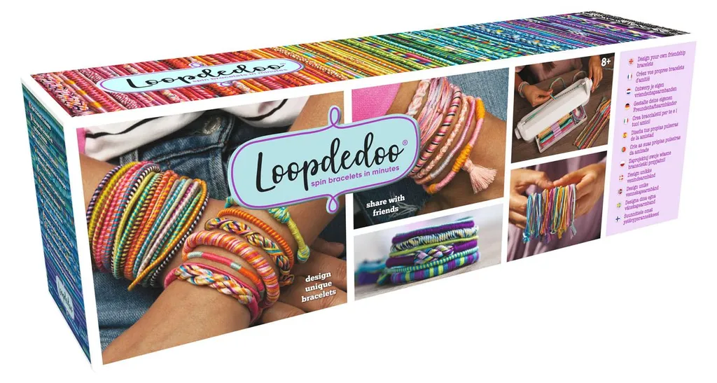 Machine à tisser Loopdedoo : kit création bracelets DIY personnalisés - 4