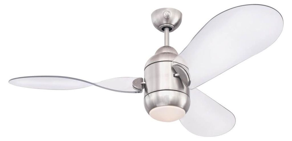 Energeticky úsporný stropní ventilátor s LED osvětlením a Obrázek produktu 