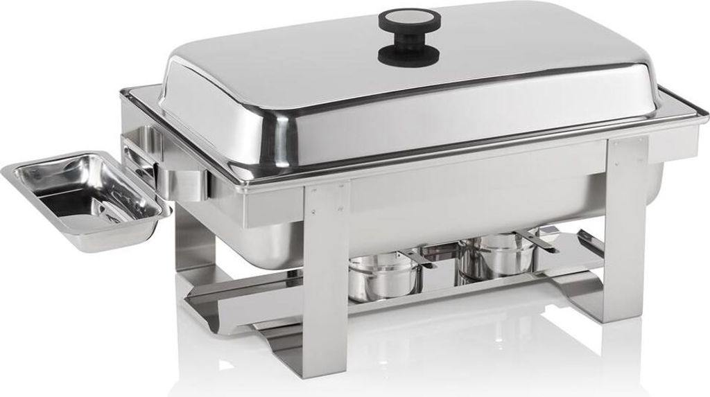 Chafing Dish GN 1/1, 62 x 35 x 22,5 cm, stapelbar, Chromnickelstahl