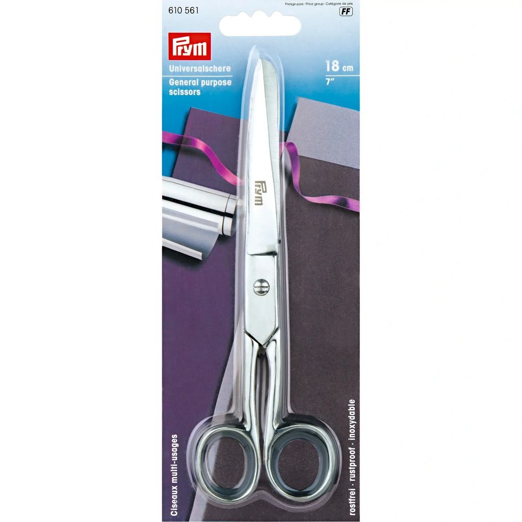Prym Universalschere Schneiderschere "Ganzstahl" 18cm