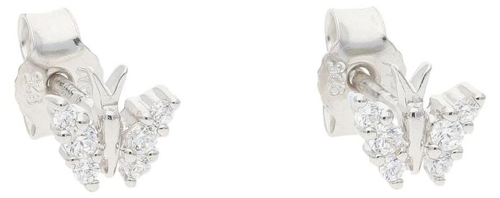 Kinderohrstecker Schmetterling Silber 925 Zirkonia JL20-06-1243 Germany