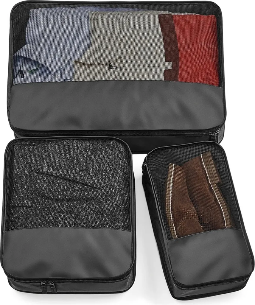 Set Supporti Viaggio BC4165 - Nero Resistente 2 pz per Backpacking