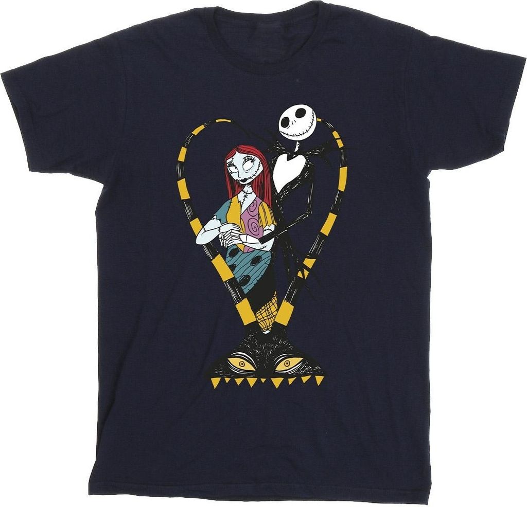The Nightmare Before Christmas - T-Shirt für Herren BI43844 (S) (Marineblau)