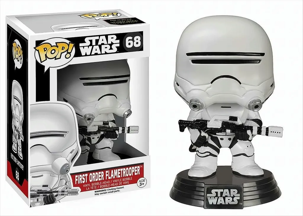 Funko Pop Star Wars 68 First Order Flametrooper Bobble Head Episode 7