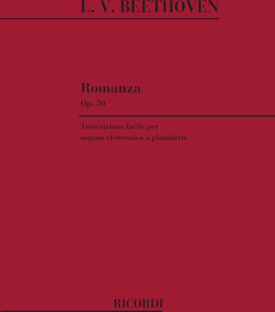 Romanza op.50 für E-Orgel (Klavier erleichtert)