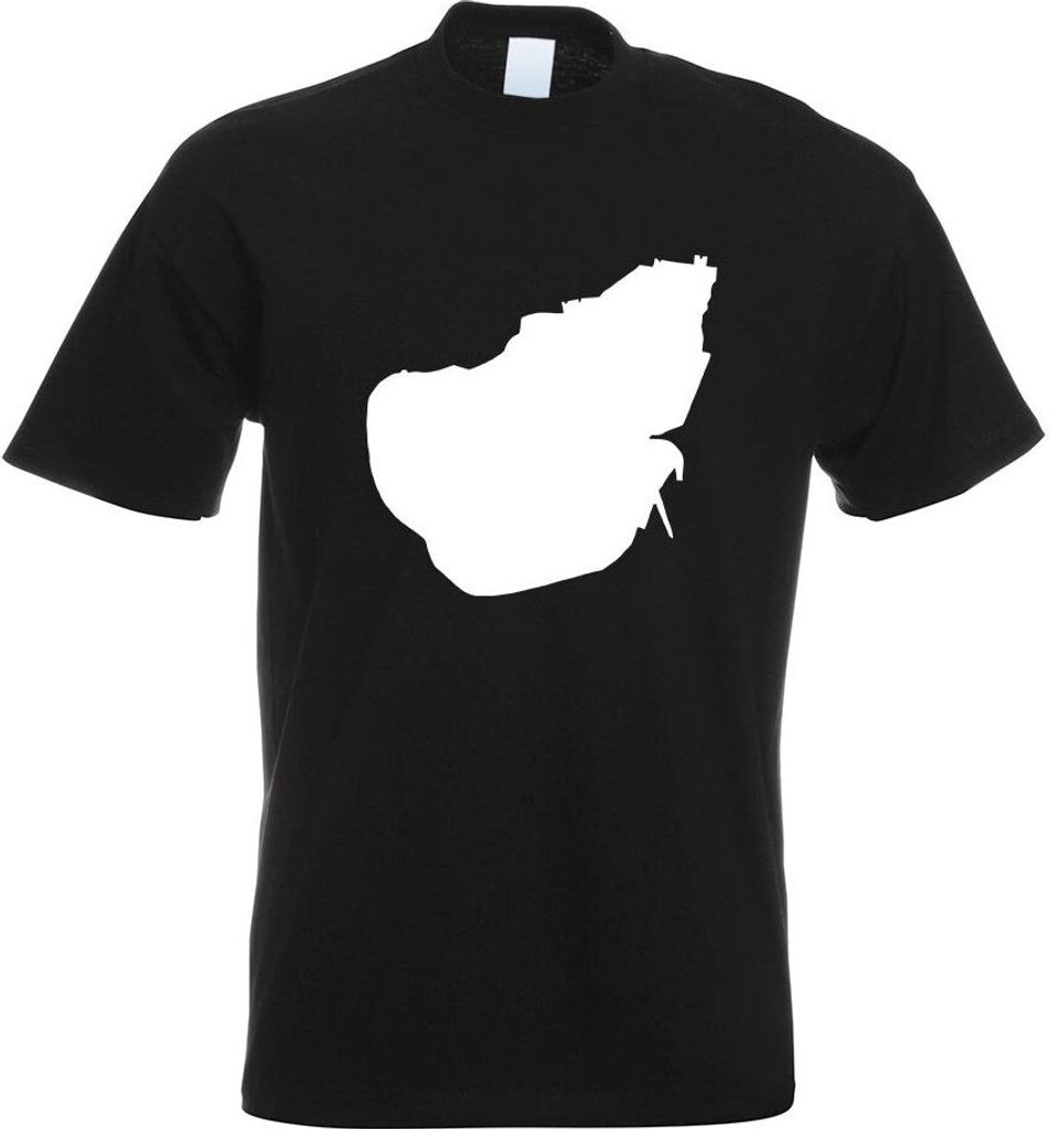 Kiwistar - T-Shirt - schwarz - Pellworm - Deutschland - Insel Motiv Bedruckt Funshirt Design Print - mit Motiv Bedruckt - Funshirt Design - Sport -...