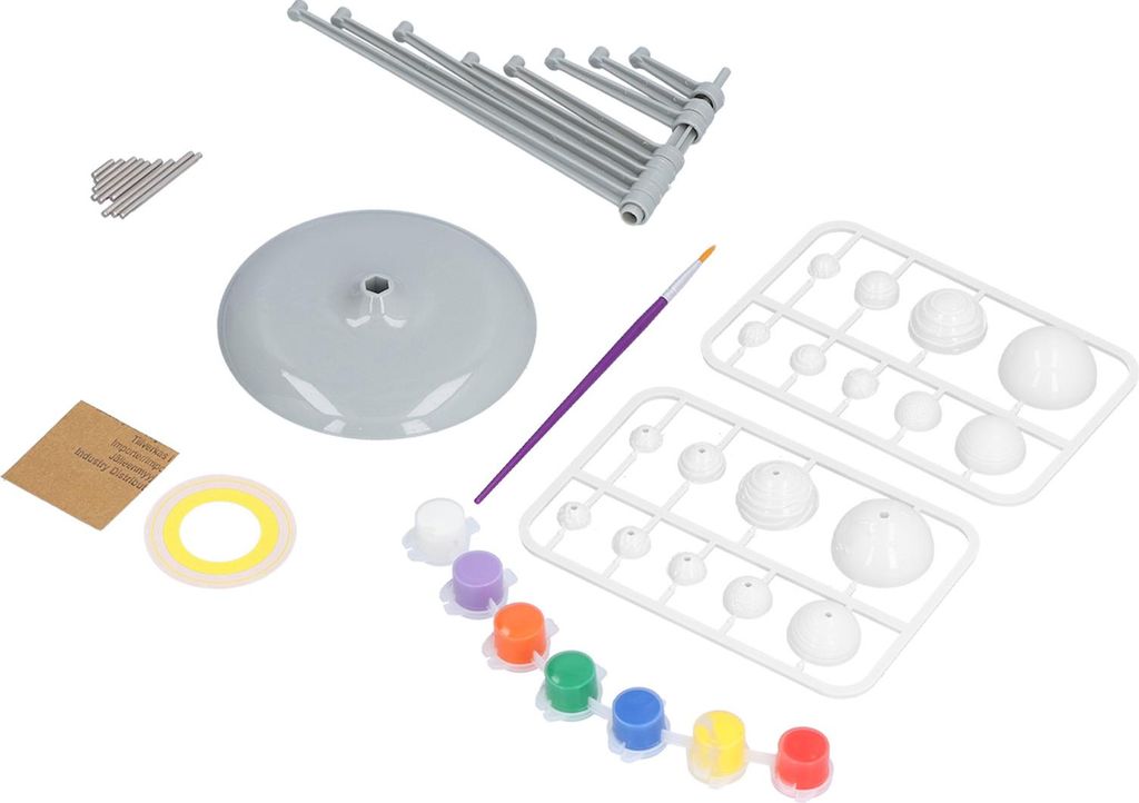 Solar System Model Kit DIY Neun Planeten Sonnensystem Ornamente für Kinder Bildungs-Geschenk